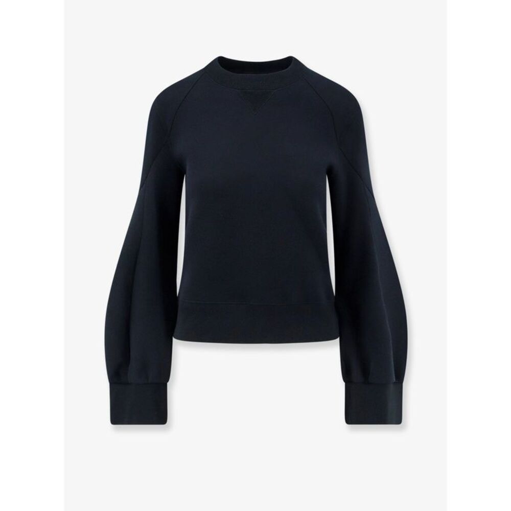 Sacai Women Sponge Sweat Cotton Blend Sweater